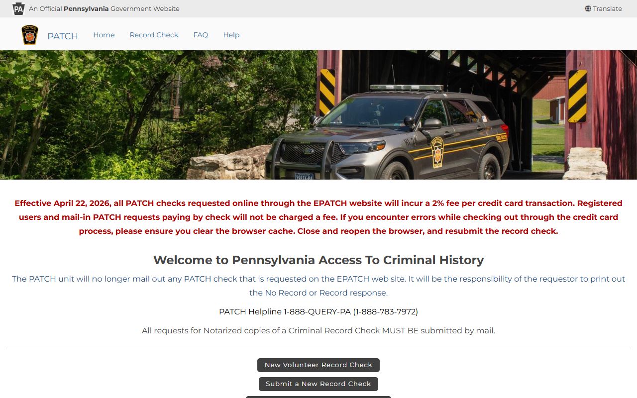 Armstrong County criminal court records Pennsylvania PATCH portal