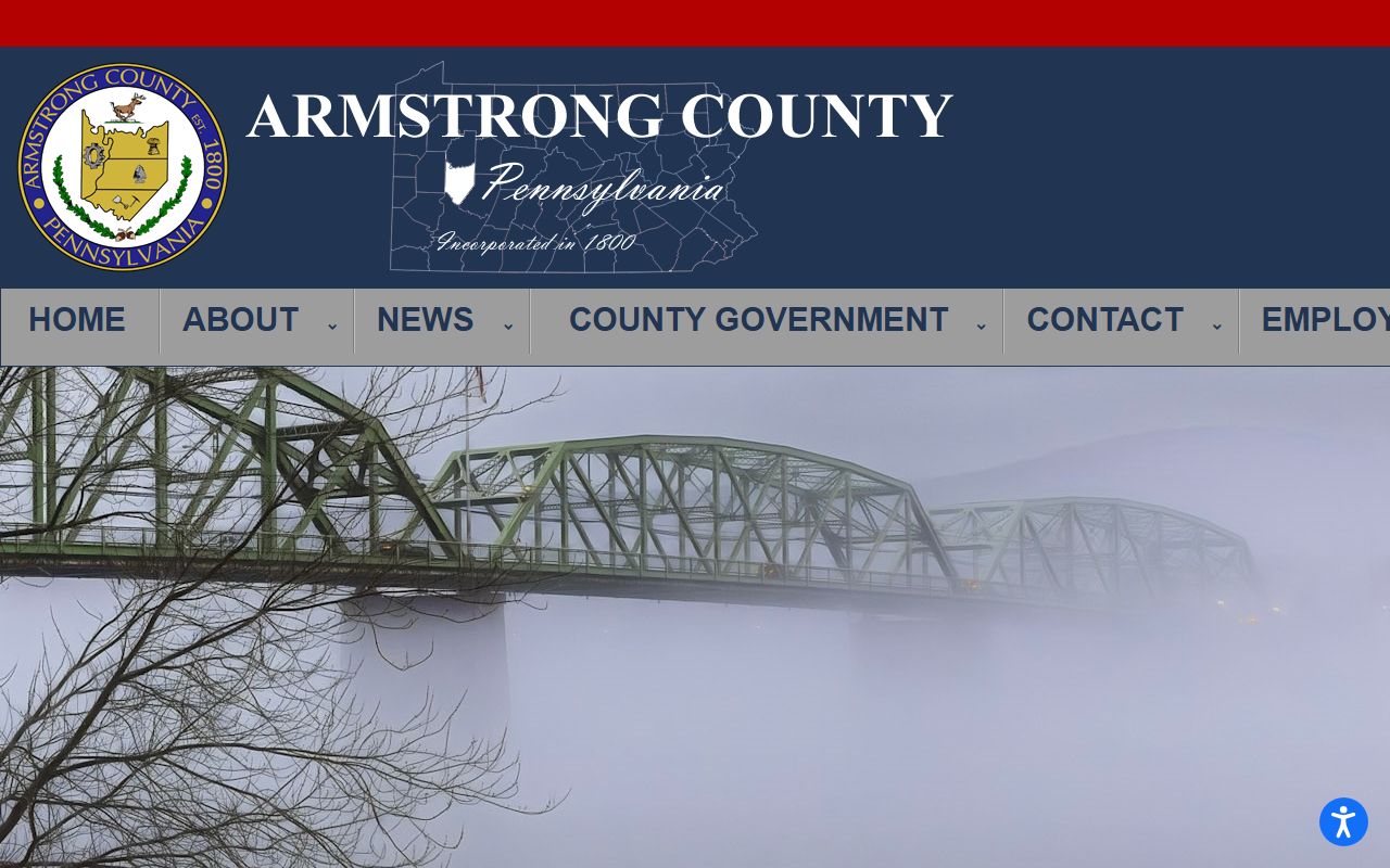 Armstrong County court records county government homepage